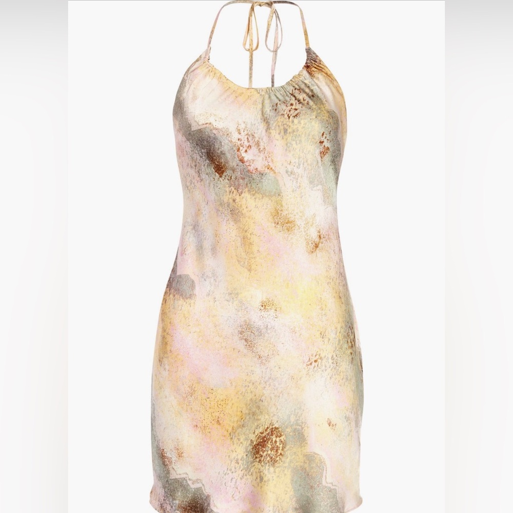 Topshop (Nordstrom) Halter Neck Minidress